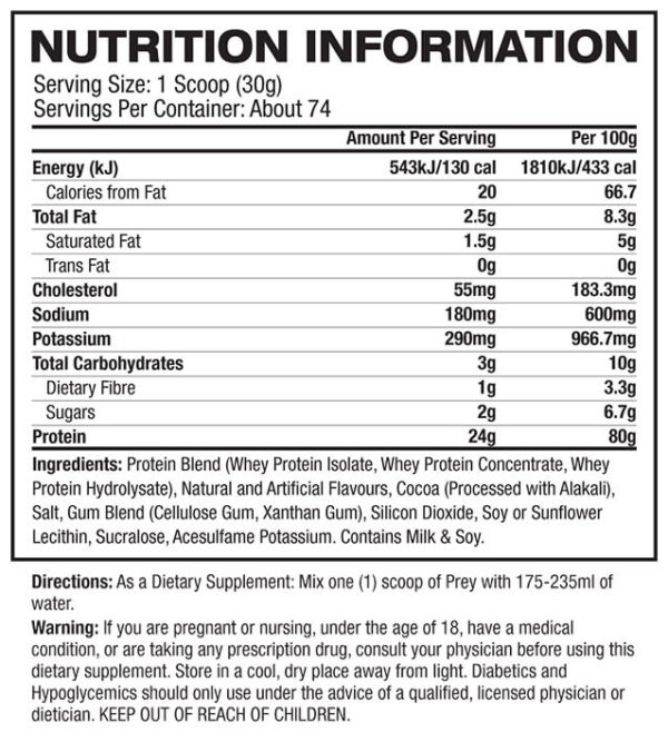 dynamik-prey-whey-5lbs-nutrition