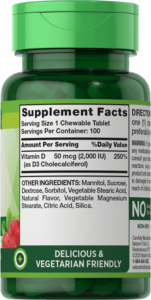 Natures Truth D3 Tablets 100 Tabs| 100% Authentic | Synergize.pk