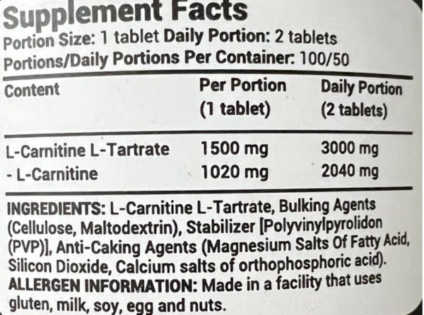 tesla-sports-l-carnitine-nutrition