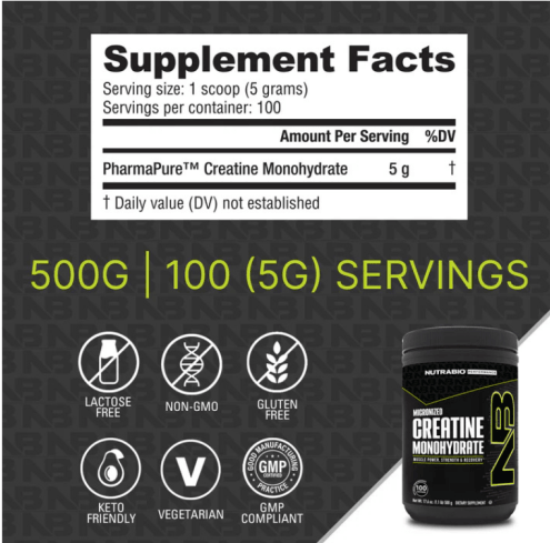 nutrabio-creatine-100servings-nutrition